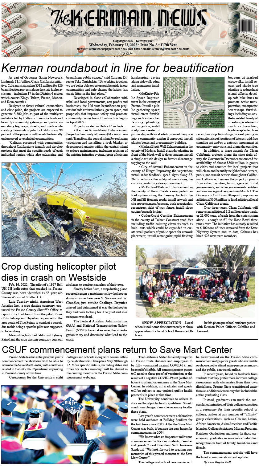 kerman news firebaugh mendota journal san joaquin tranquillity west